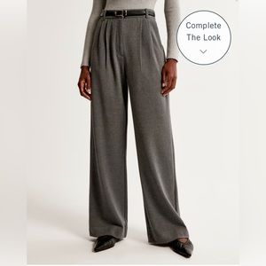 NWT Abercrombie Sloane Tailored Brushed Suiting Pant